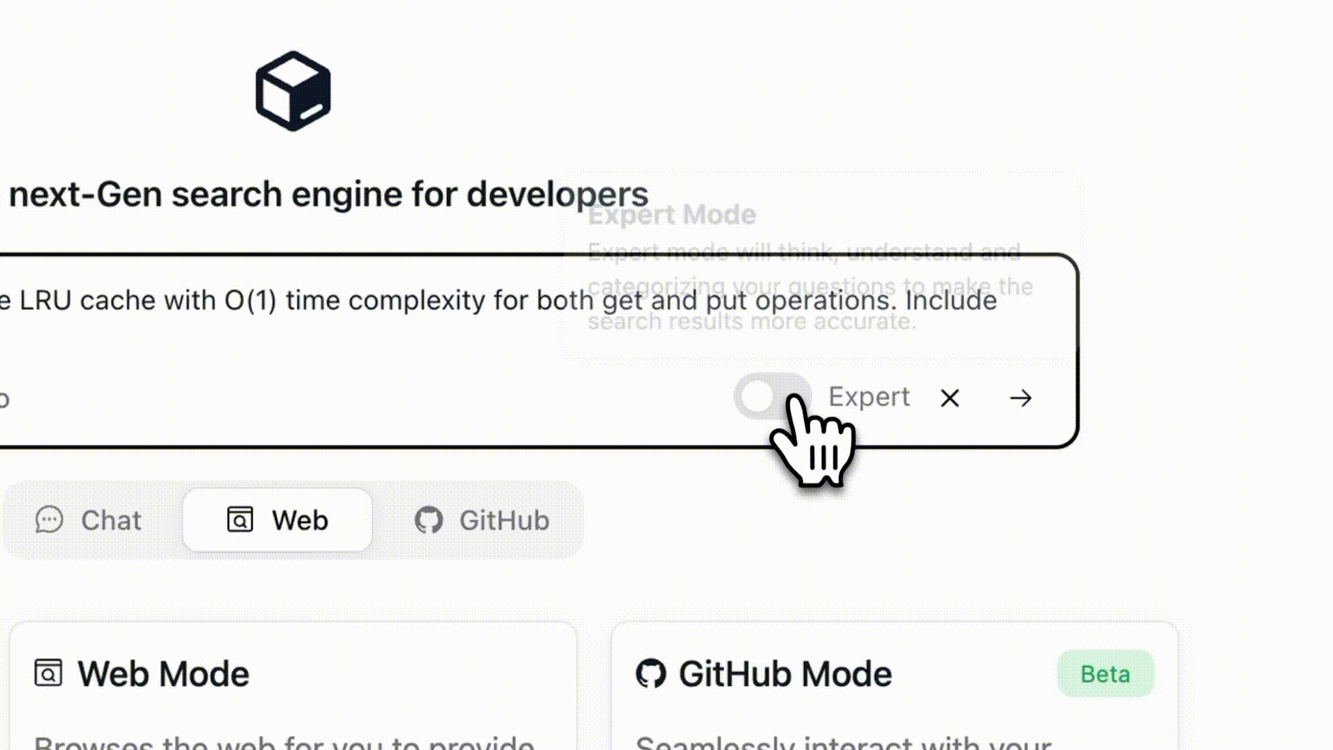 Devv.AI Expert Mode interface showcasing multi-step problem-solving for complex coding challenges.